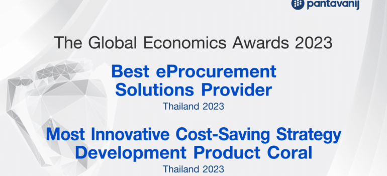 พันธวณิช คว้า 2 รางวัลโลก ตอกย้ำความเชื่อมั่น eProcurement Platform